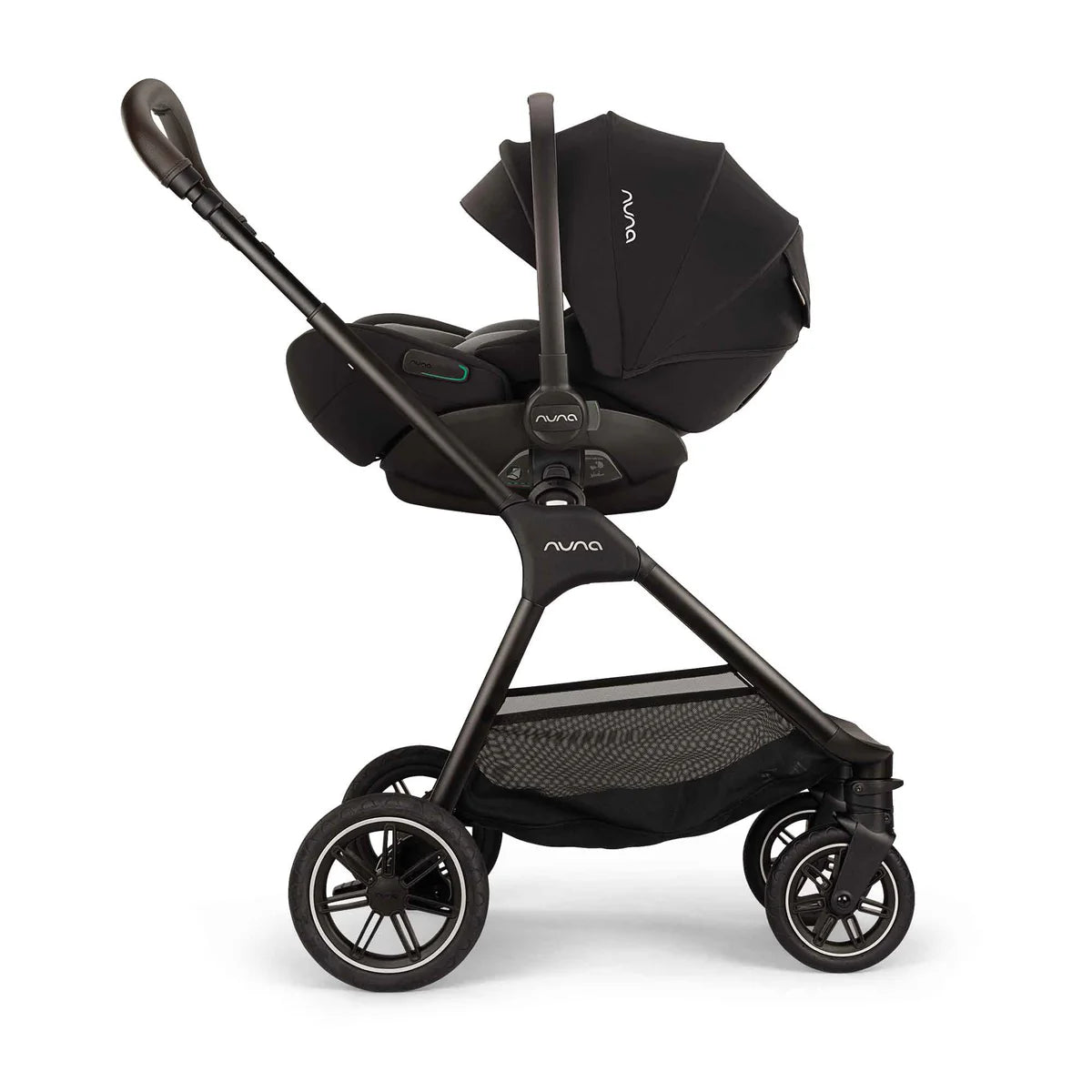 Nuna TRIV Next & ARRA Flex & BASE Curv Bundle - Caviar Biscotti