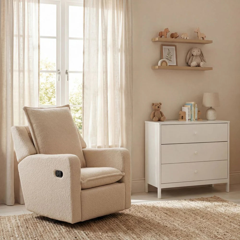 Bebe & Beyond Nestler Nursing Chair – Oat