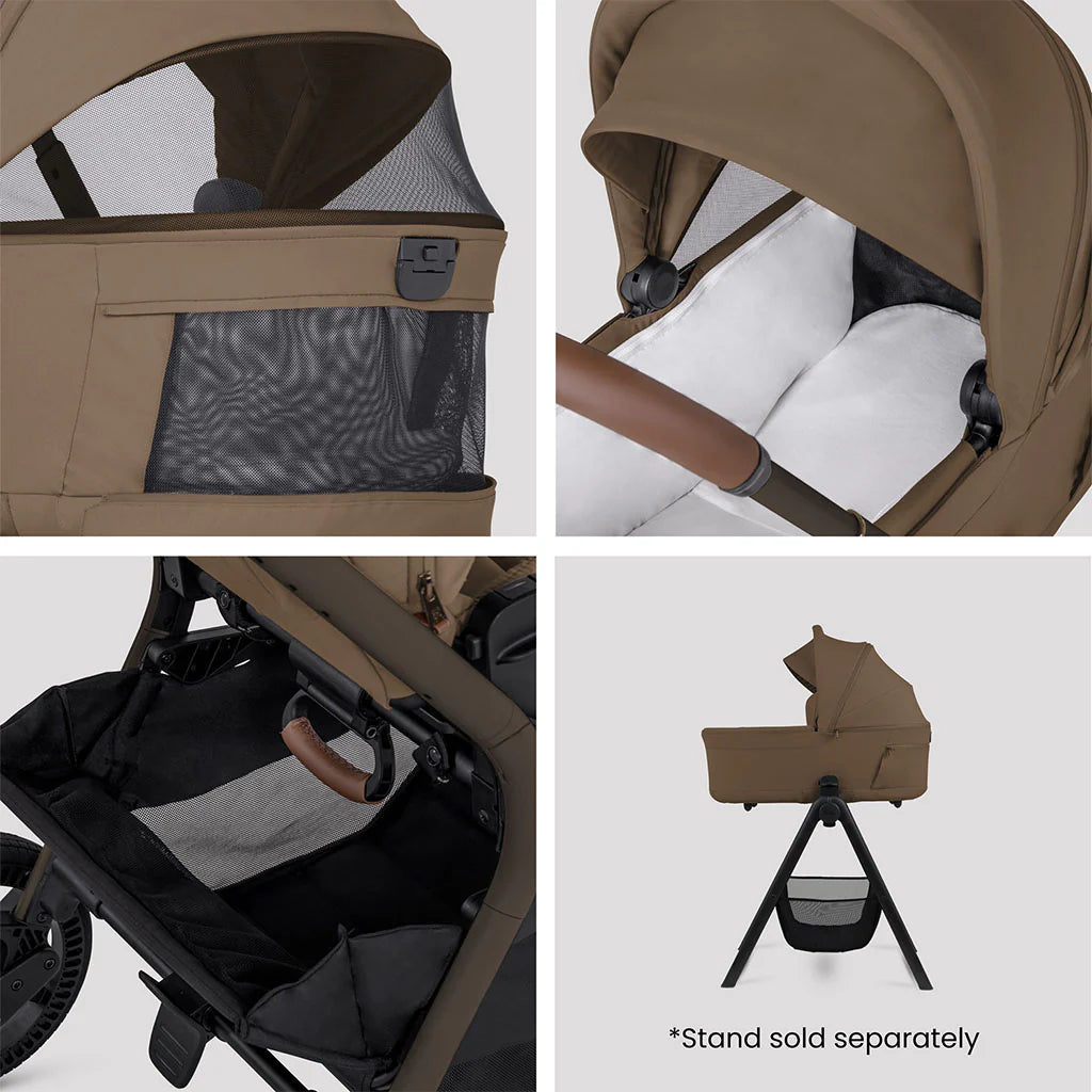 Silver Cross Breez Ultimate 360 Cloud T Beige Car Seat Bundle - Maple Cozy Beige Cloud T