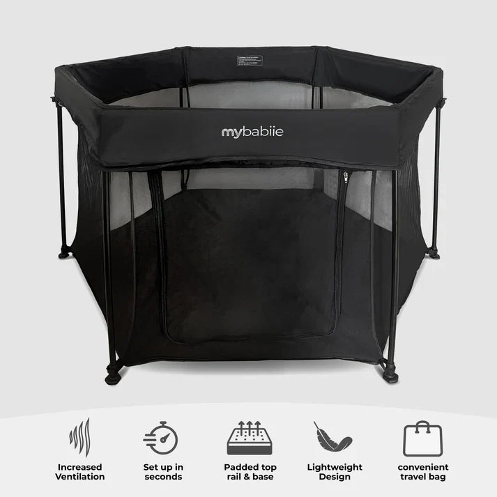 My Babiie Baby Play Pen – Black