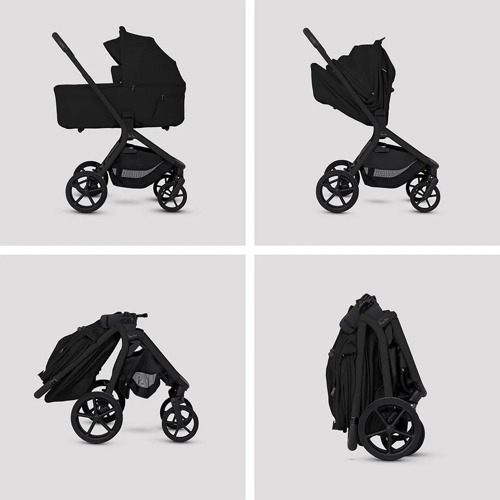 Silver Cross Breez Ultimate 360 Cloud T Beige Car Seat Bundle - Onyx Black Cloud T