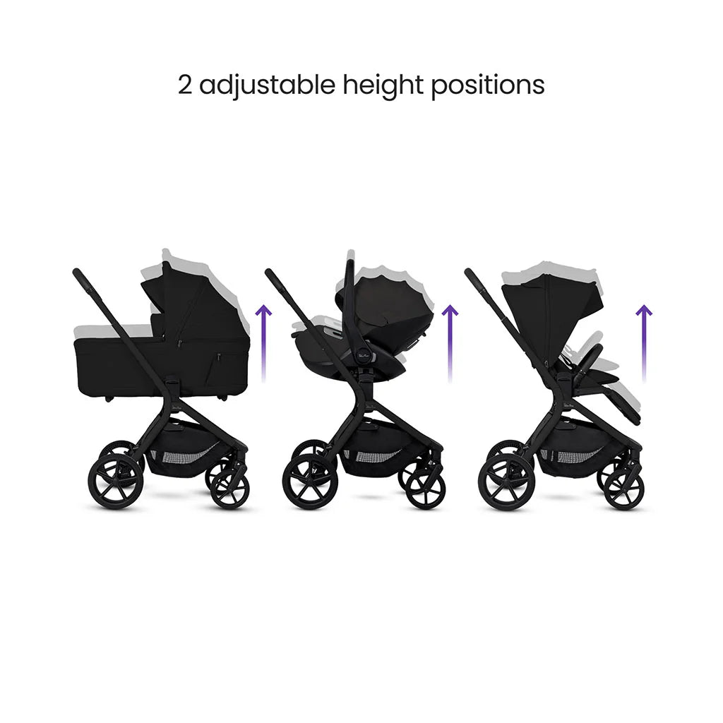 Silver Cross Breez Ultimate 360 Cloud T Beige Car Seat Bundle - Onyx Black Cloud T