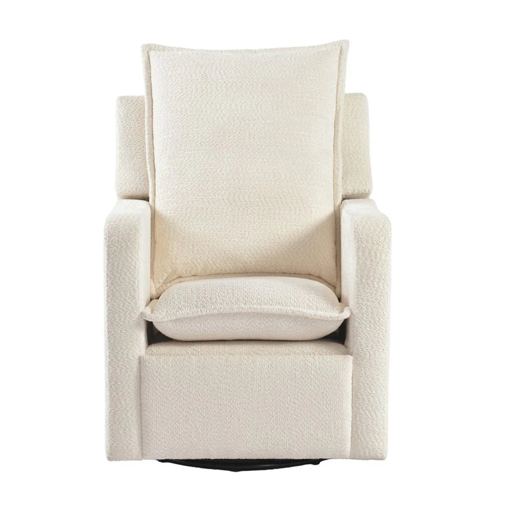 Bebe & Beyond Nestler Nursing Chair – White Boucle