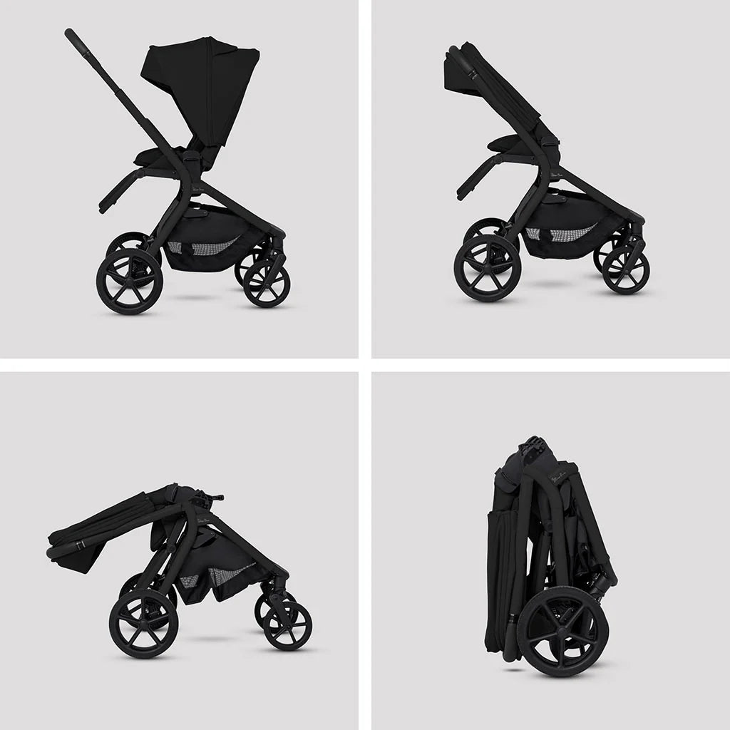 Silver Cross Breez Ultimate 360 Cloud T Beige Car Seat Bundle - Onyx Black Cloud T