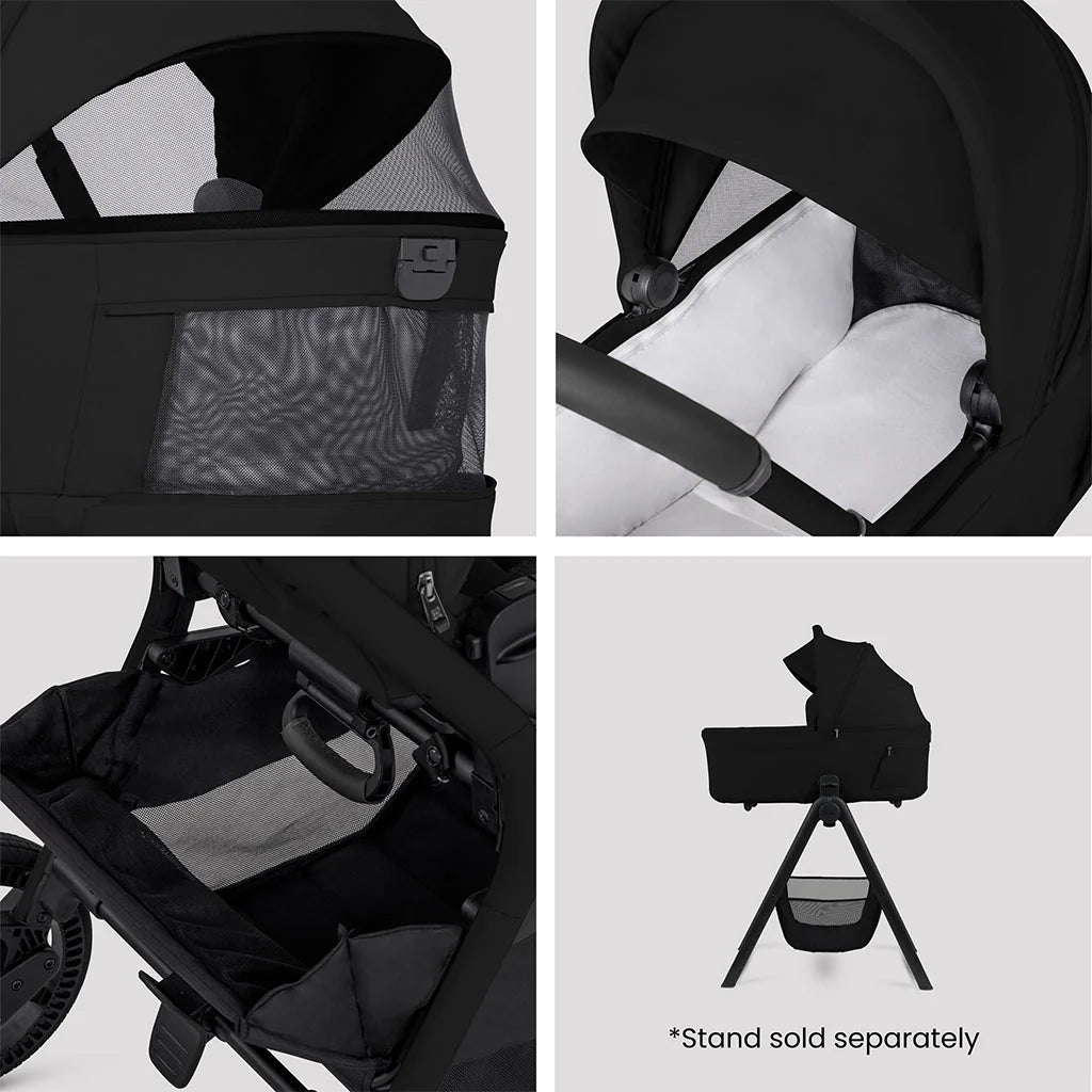 Silver Cross Breez Ultimate 360 Cloud T Beige Car Seat Bundle - Onyx Black Cloud T