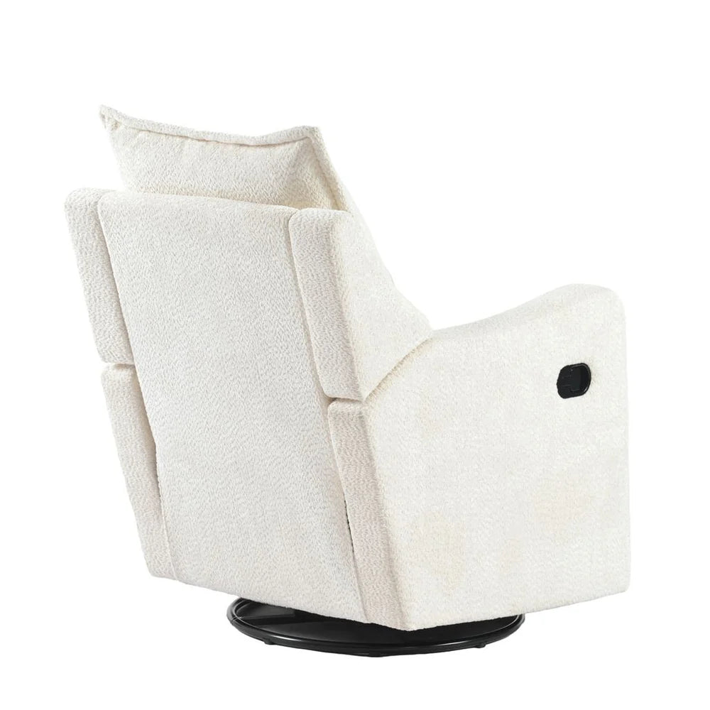 Bebe & Beyond Nestler Nursing Chair – White Boucle