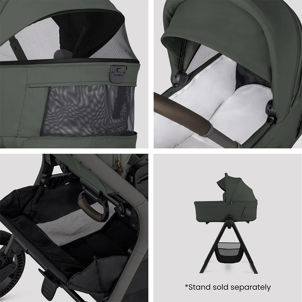 Silver Cross Breez Ultimate 360 Cloud T Beige Car Seat Bundle - Pewter Black Cloud T