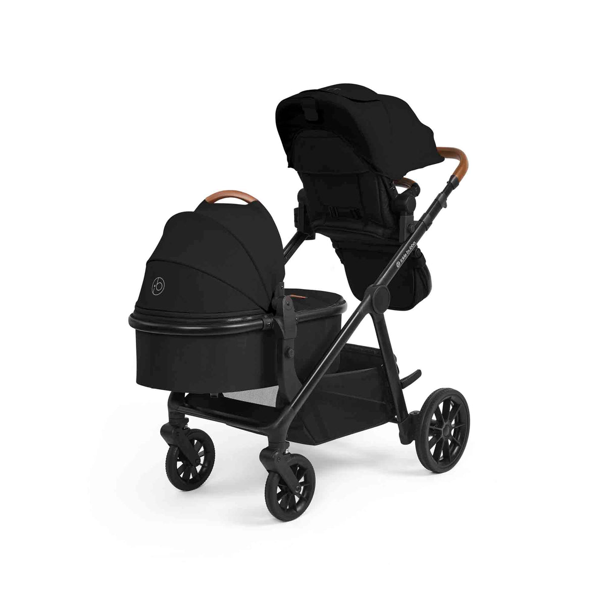 Ickle Bubba Virgo  growing  family  14 piece with I-size cirrus car seat & Isofix base- Black