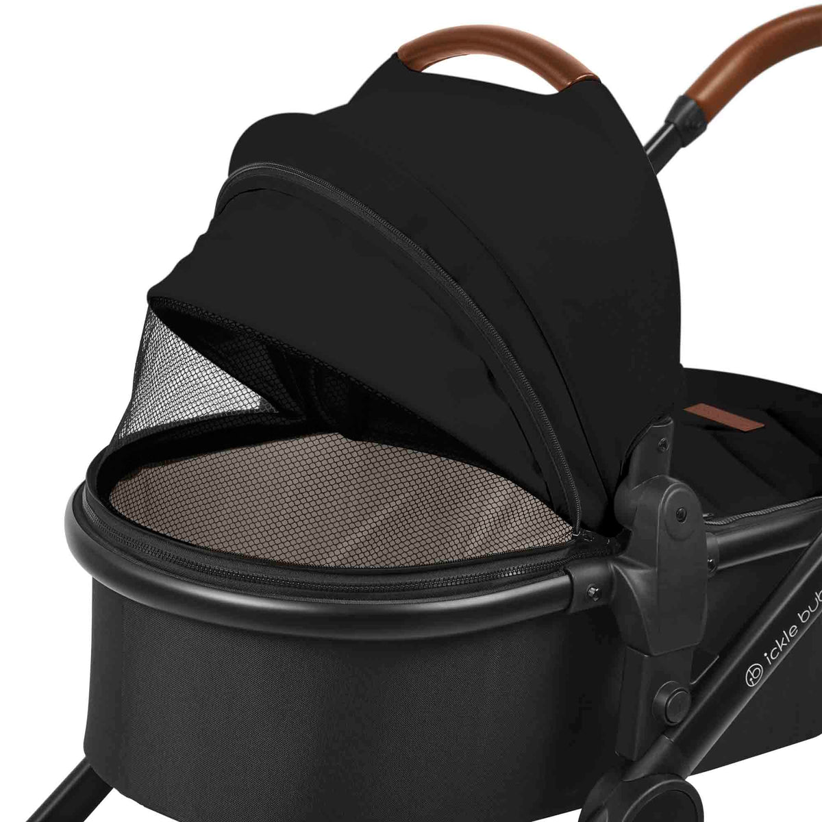 Ickle Bubba Virgo  growing  family  14 piece with I-size cirrus car seat & Isofix base- Black