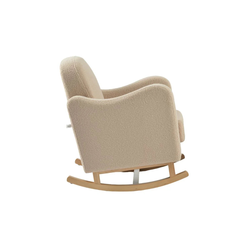 Bebe & Beyond Soother Nursing Chair + Stool – Boucle Collection Oat
