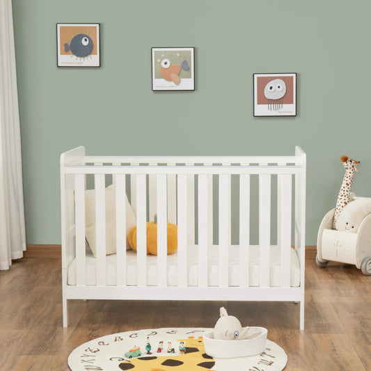 Caro Urban Mini Cot Bed – White *AUGUST OFFER