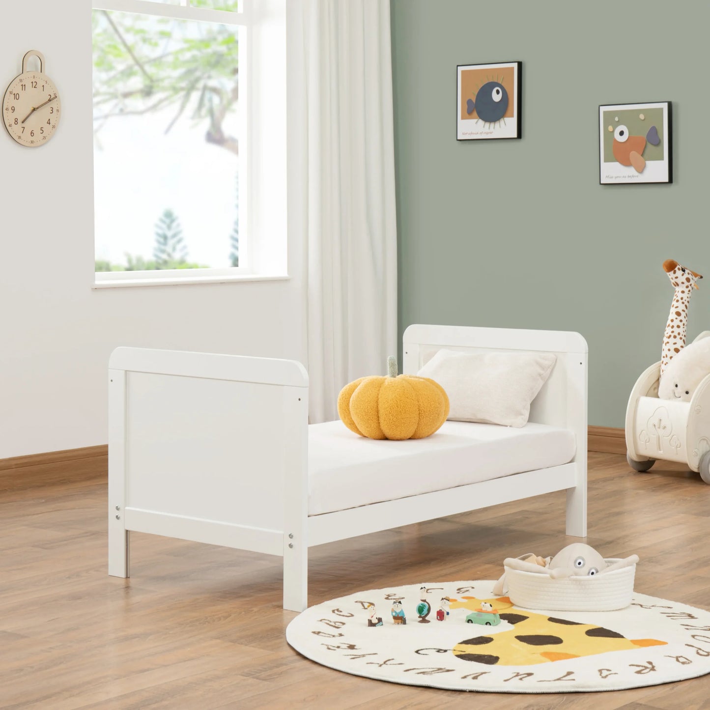 Caro Urban Mini Cot Bed – White *AUGUST OFFER