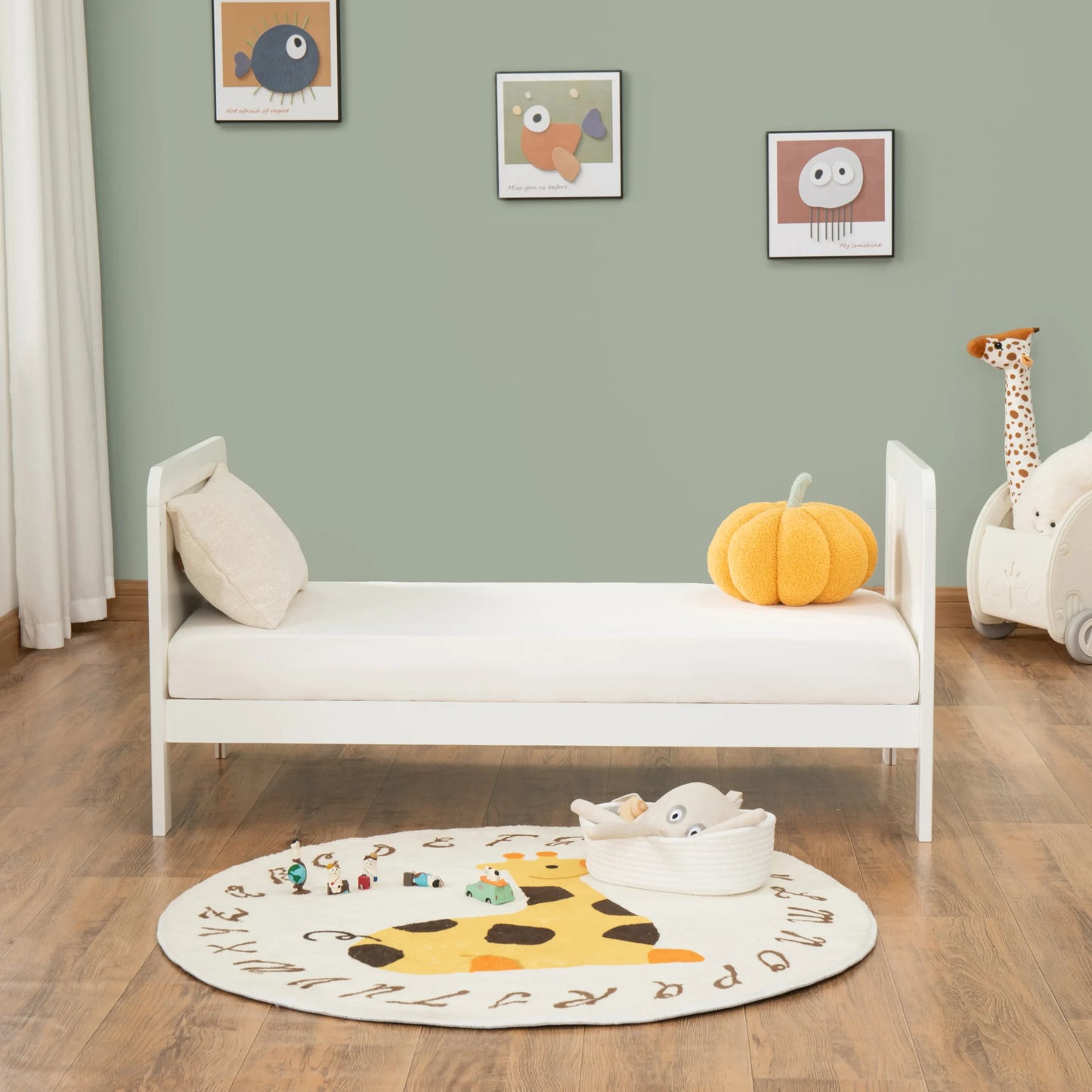 Caro Urban Mini Cot Bed – White *AUGUST OFFER