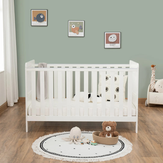 Caro Urban Cot Bed – White *AUGUST OFFER