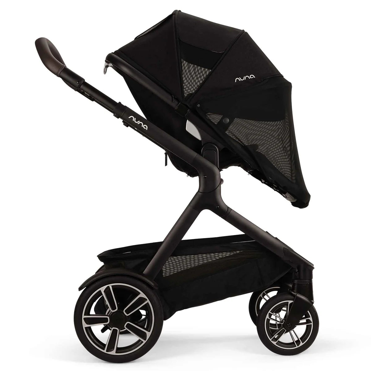 Nuna DEMI Next Tandem Bundle in Caviar and Buggy Board Open Box