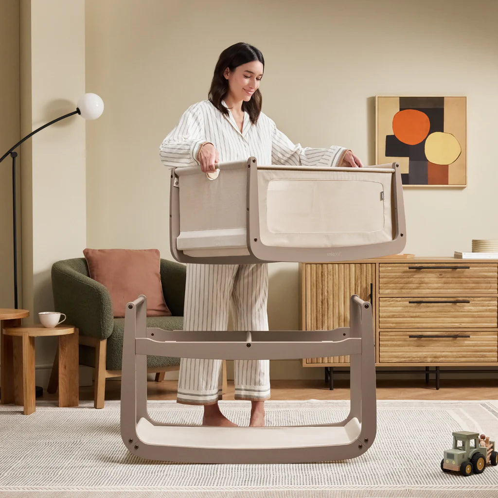 SnuzPod5 Bedside Crib Mocha