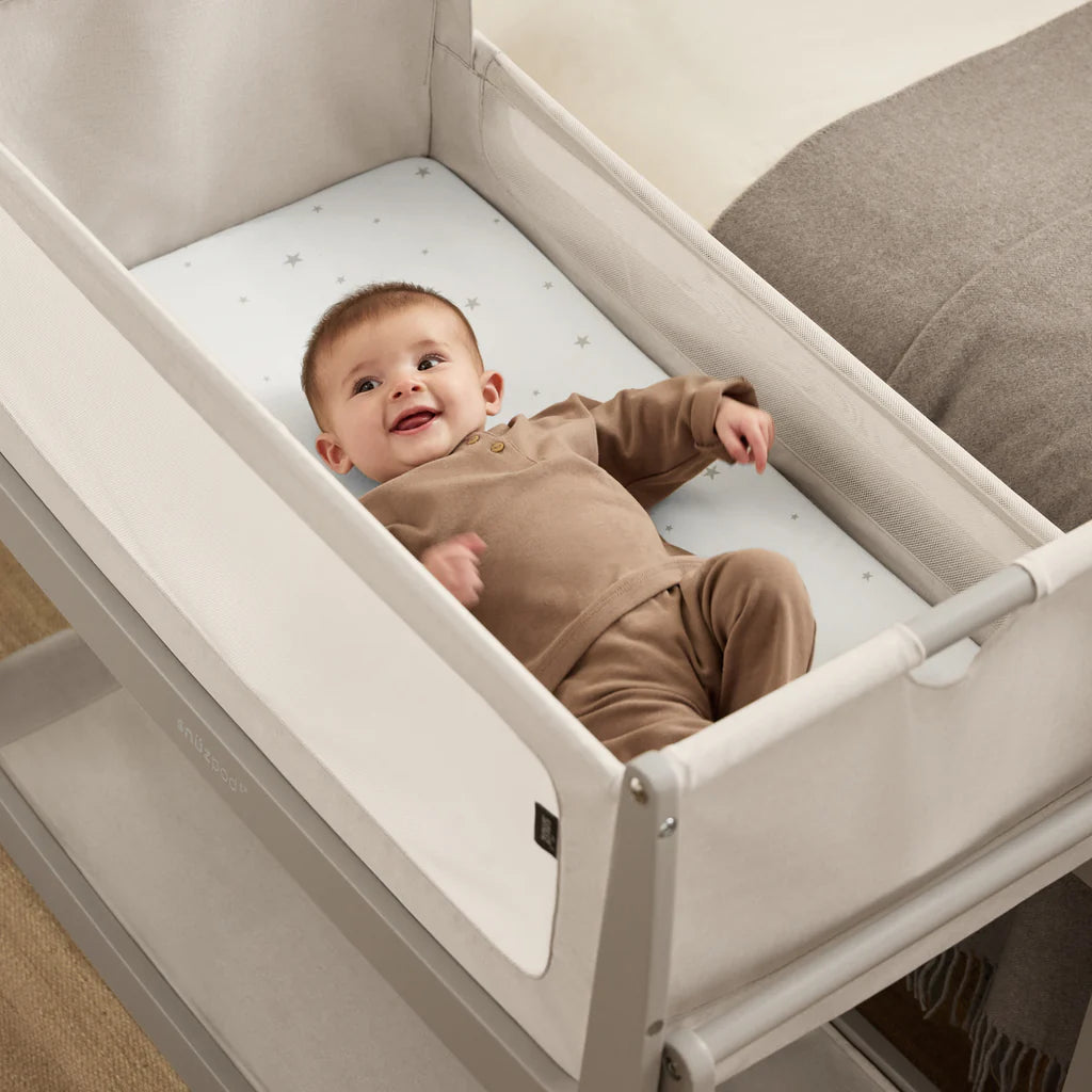 SnuzPod5 Bedside Crib Pebble