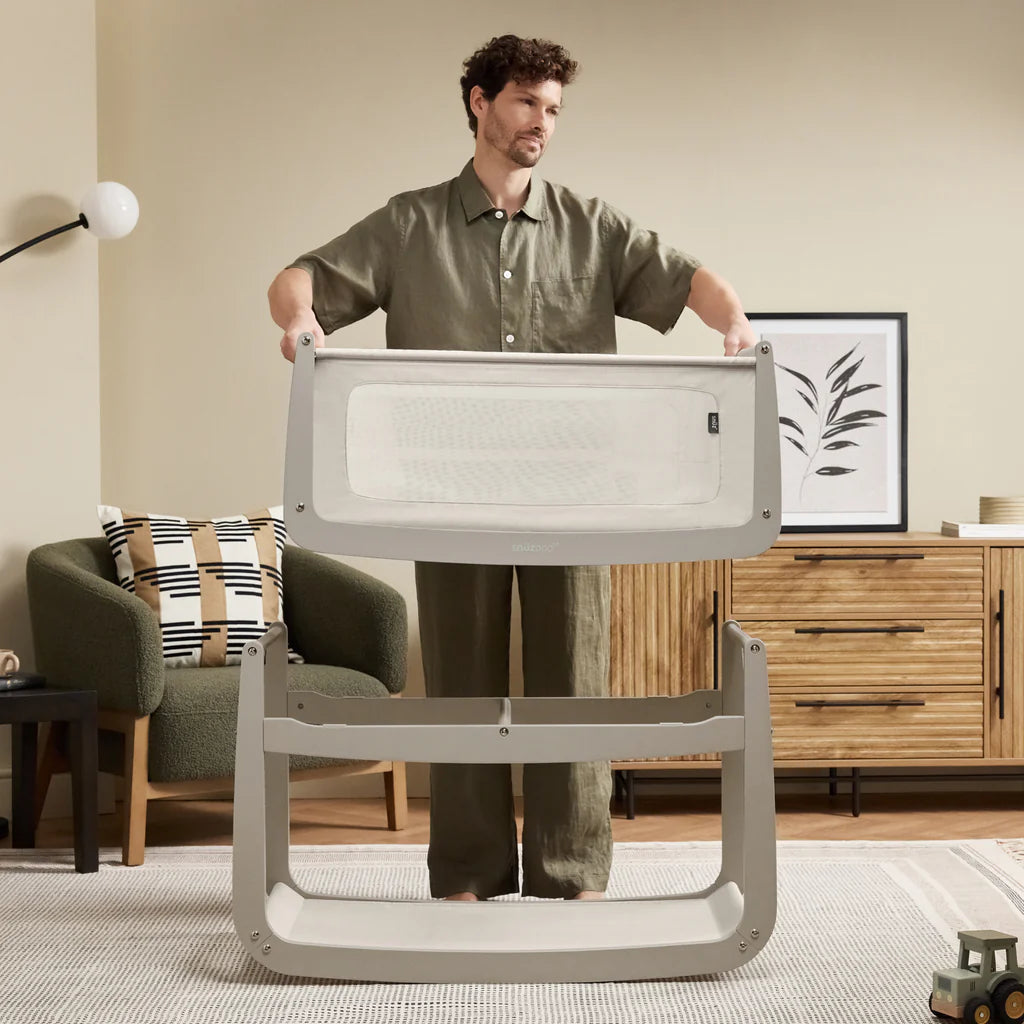 SnuzPod5 Bedside Crib Pebble