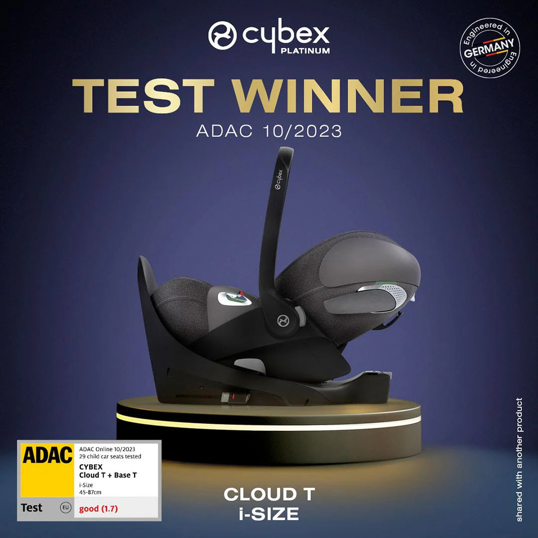 CYBEX Cloud T i-Size Plus Car Seat - Sepia Black