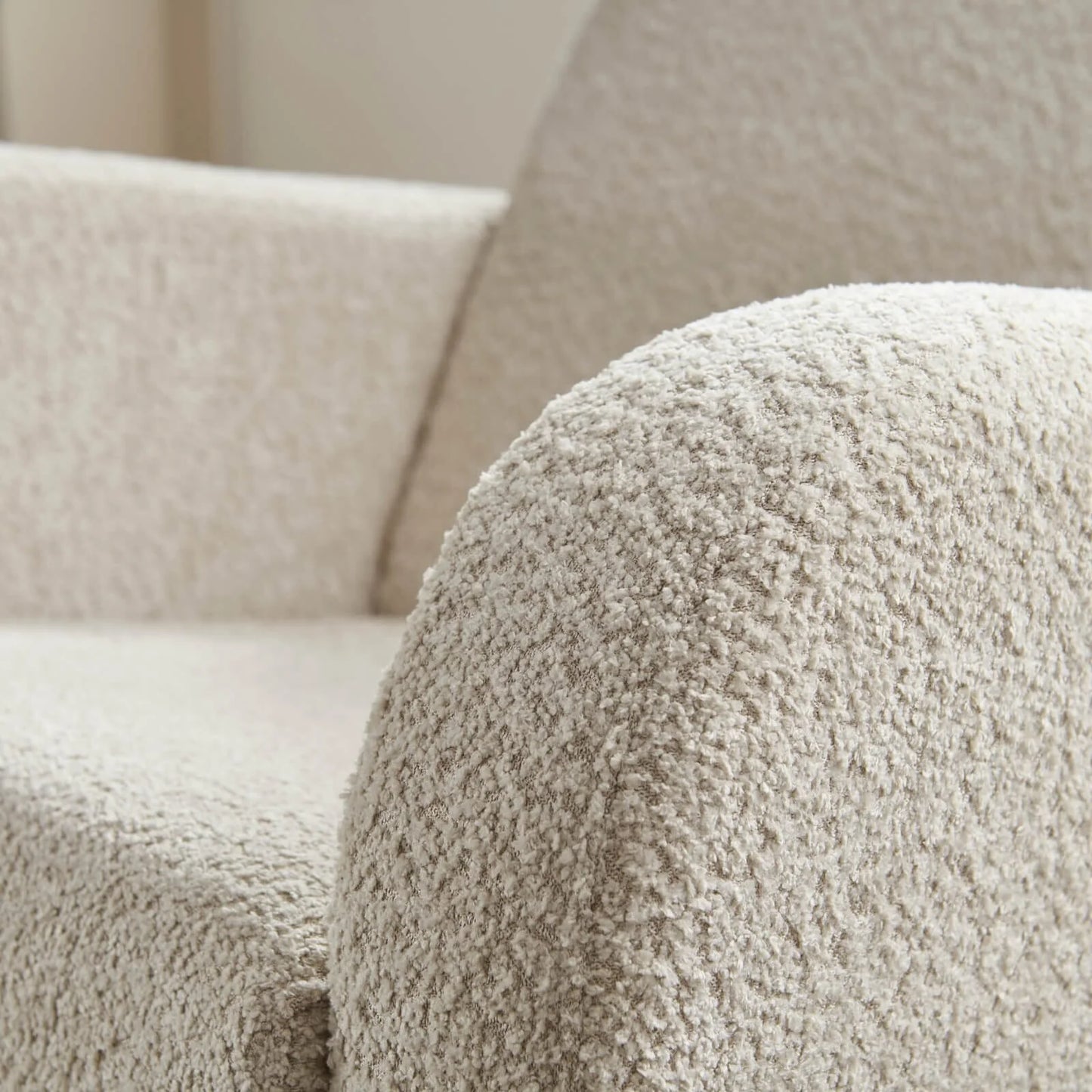 Cuddle Co Etta Nursing Chair - Boucle Mushroom