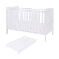 Tutti Bambini Rio Cot Bed with Cot Top Changer & Mattress White