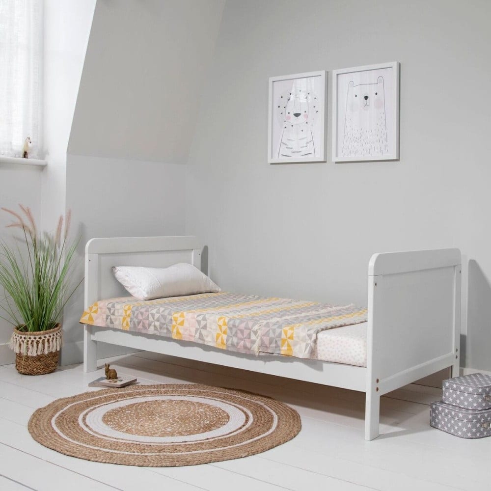 Tutti Bambini Rio Cot Bed with Cot Top Changer & Mattress White