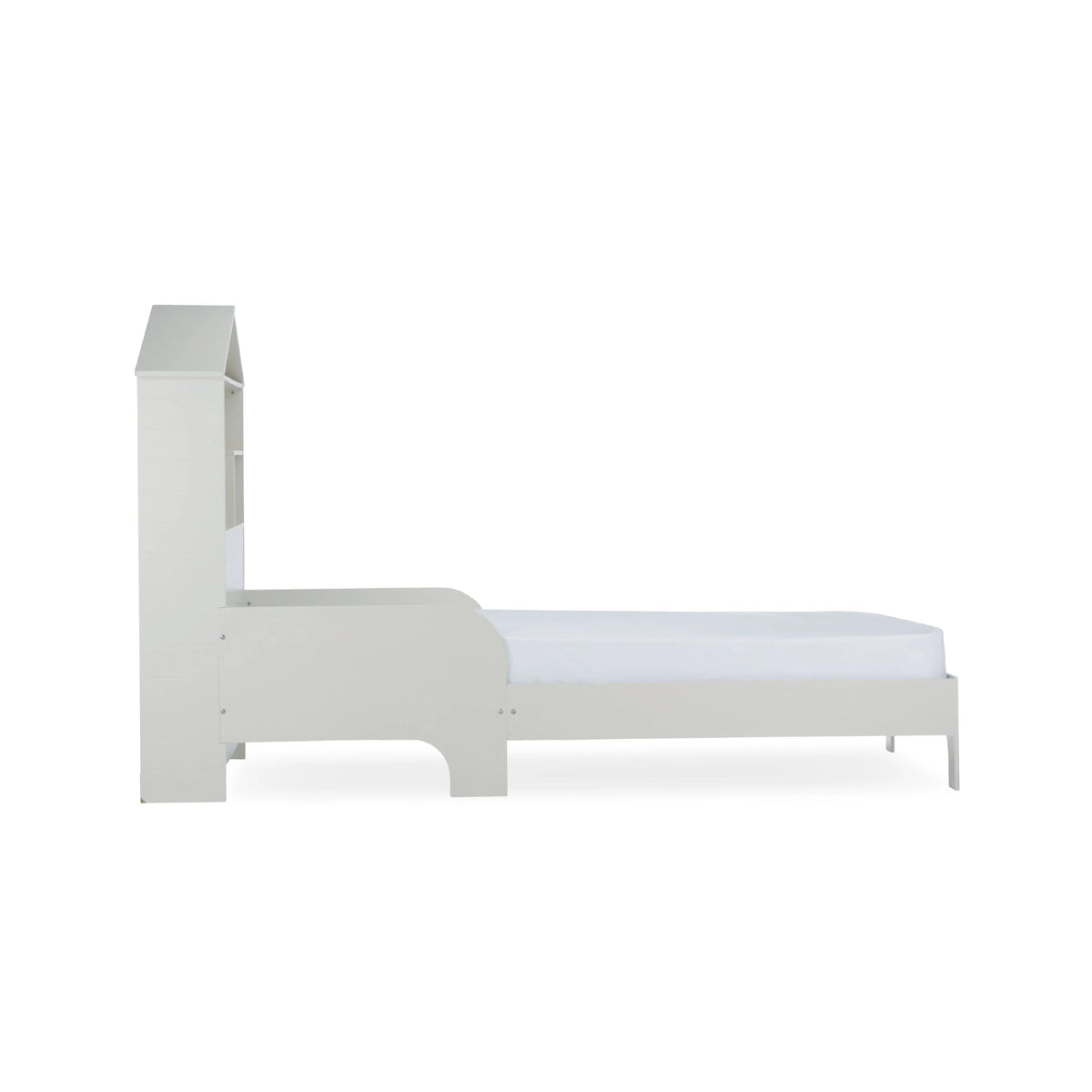 Cuddle Co Play House Single Bed with Storage - Pebble