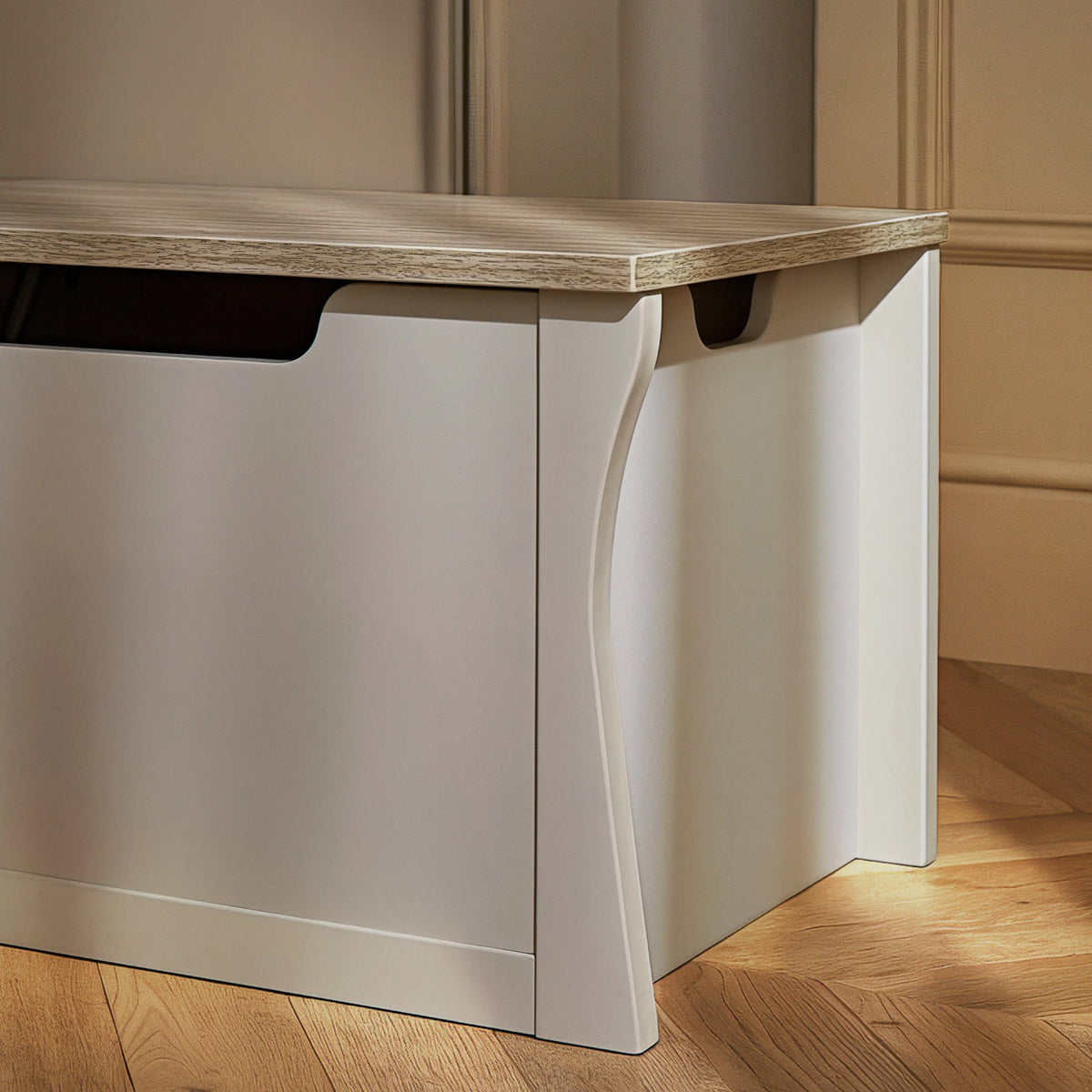 Cuddle Co Clara Storage Box - Cashmere & Ash