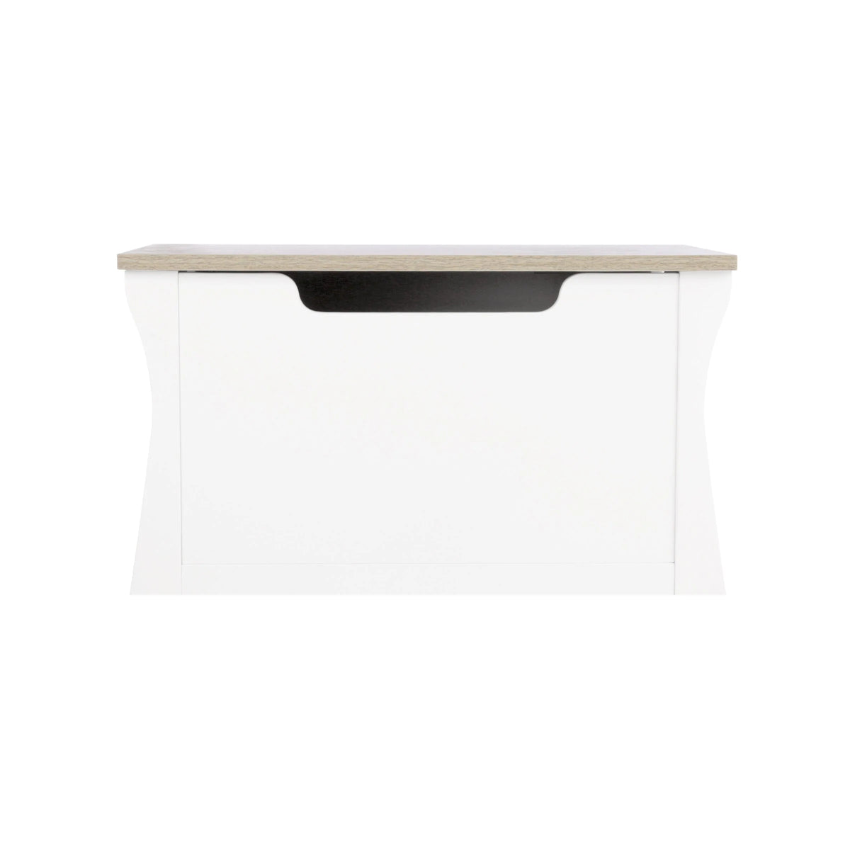 Cuddle Co Clara Storage Box - White & Ash