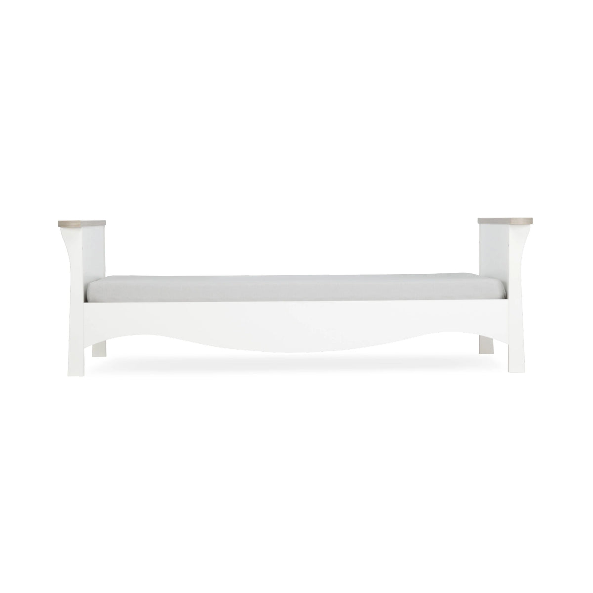 Cuddle Co Clara Toddler Bed - White & Ash