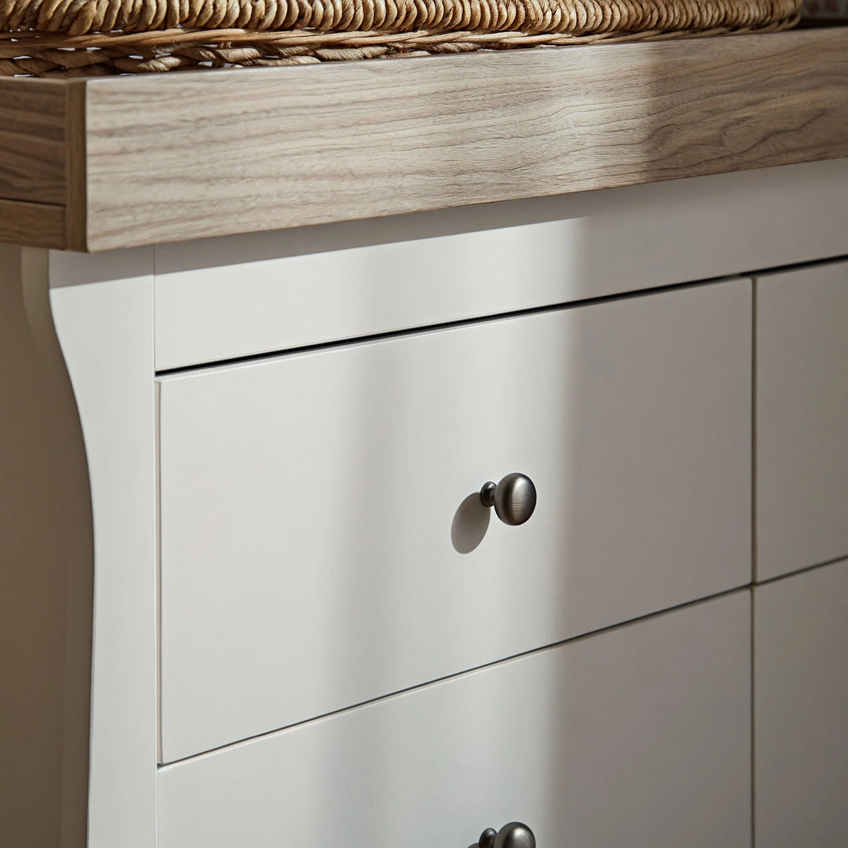 Cuddle Co Clara 6 Drawer Dresser - White & Ash Pre Order