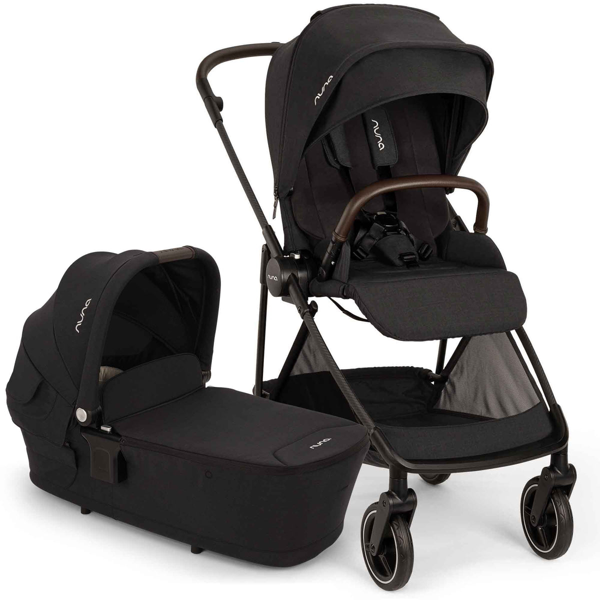 Nuna IXXA Next + Lytl Carrycot in Caviar Open Box