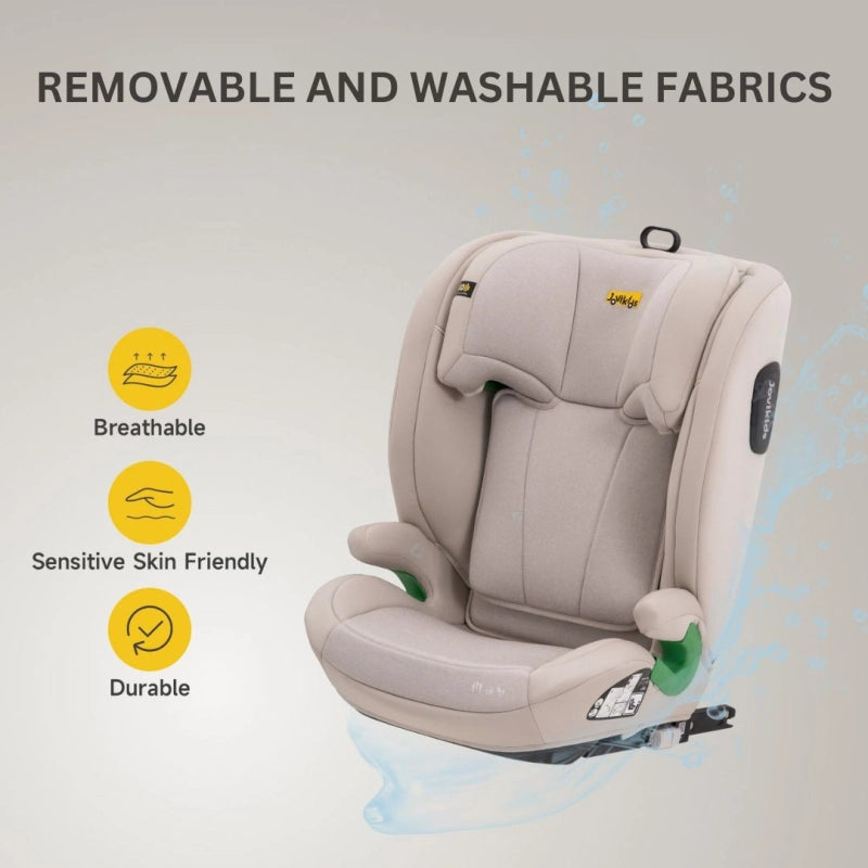 JoviKids Leon i-Size Group 2/3 Booster Car Seat – Milkstone