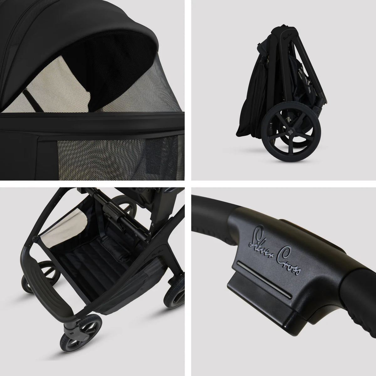 Silver Cross Cove Onyx Travel System Accessory Bundle (8 piece)