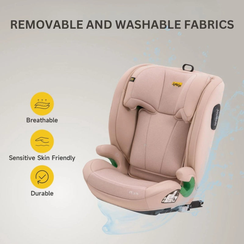 JoviKids Leon i-Size Group 2/3 Booster Car Seat – Rosewood