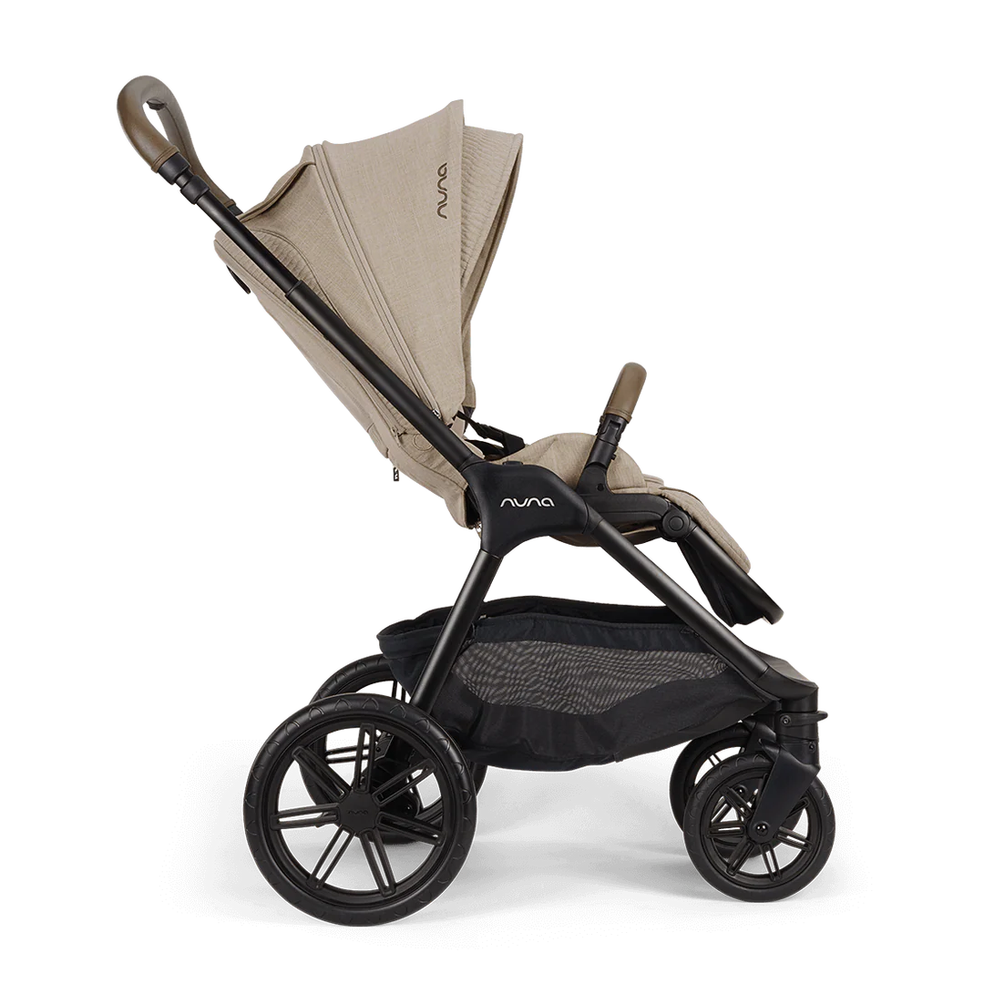 Nuna TRIV LX All Seasons Pushchair Set, ARRA Flex Car Seat and BASE Curve Bundle, Cosmopolitan