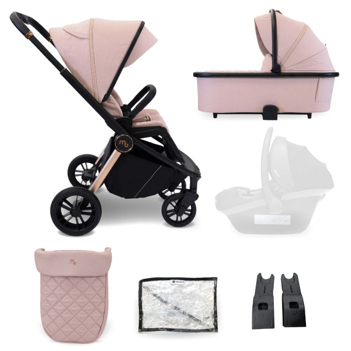 My Babiie MB450 2-in-1 Pushchair & Carrycot - Pink *PRE ORDER