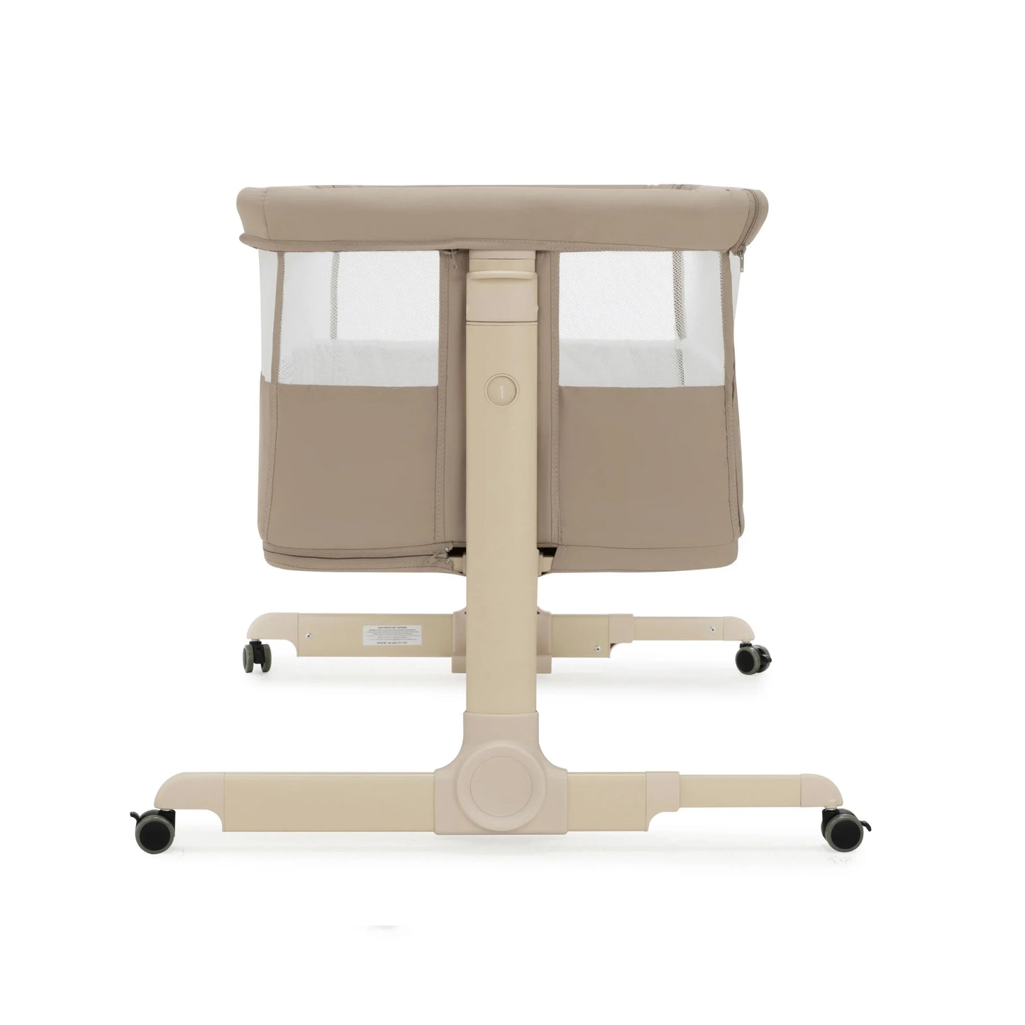 Babymore Neera Bedside Crib – Khaki *AUGUST OFFER