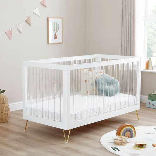 Kimi XL Acrylic Cot Bed *JULY OFFER