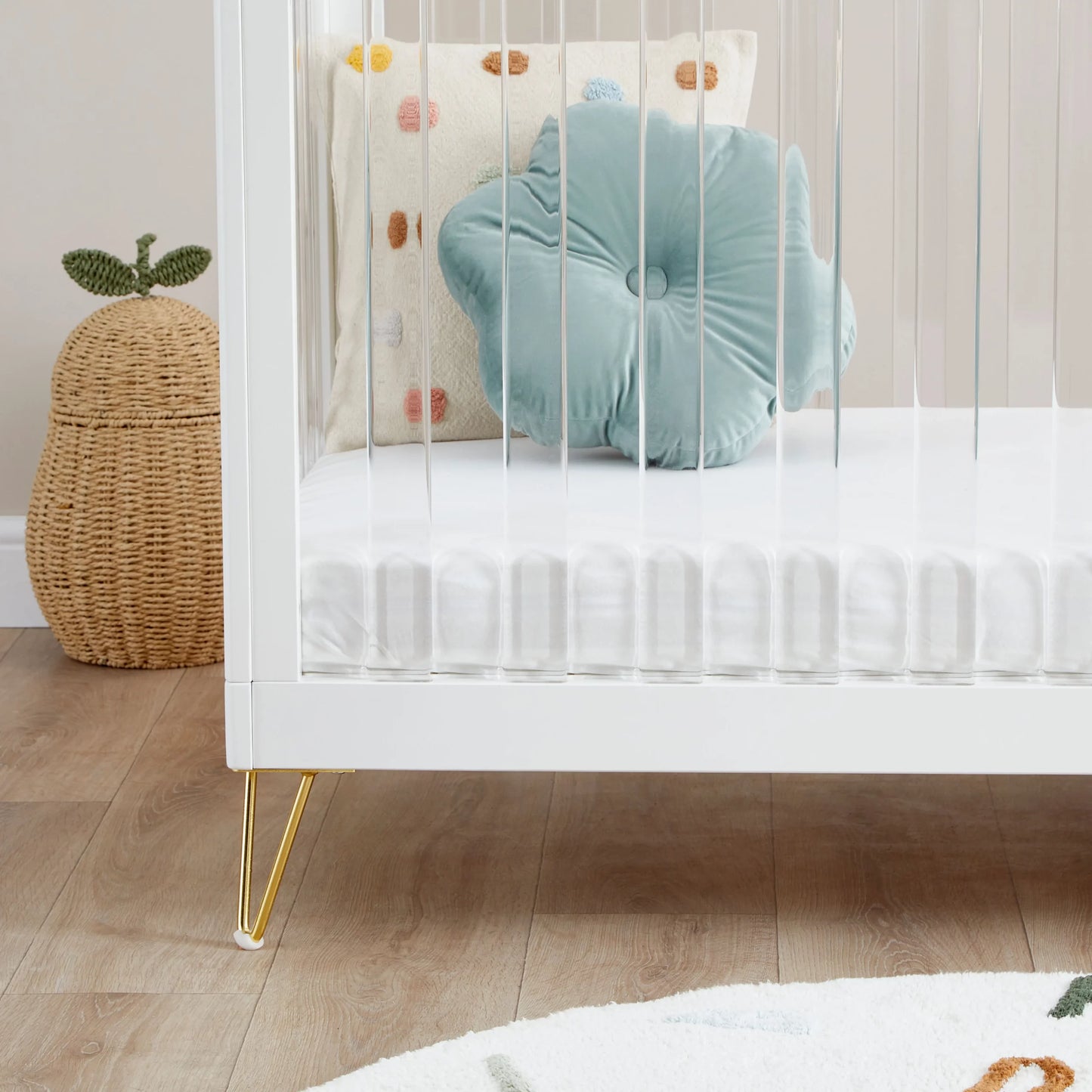 Kimi XL Acrylic Cot Bed *JULY OFFER