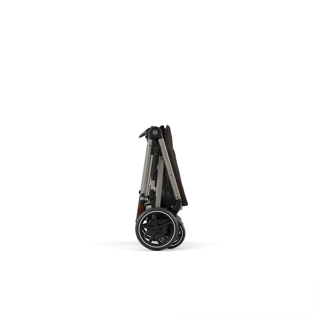CYBEX e-Gazelle Twin Pushchair Chocolate Brown