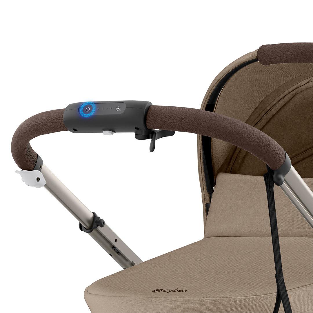 CYBEX e-Gazelle S Pushchair and Carrycot - Almond Beige