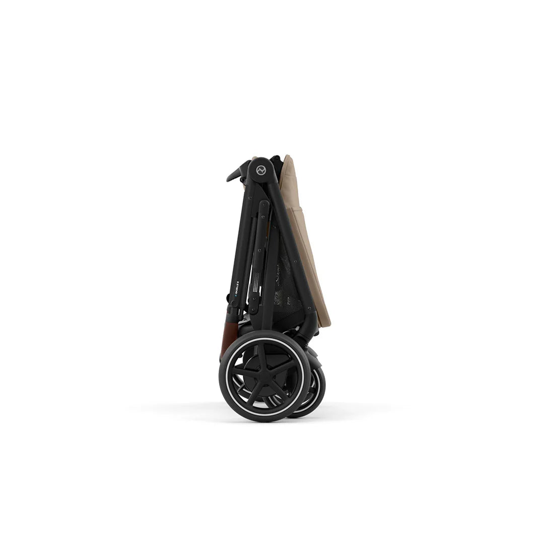 CYBEX e-Gazelle Twin Pushchair Almond Beige