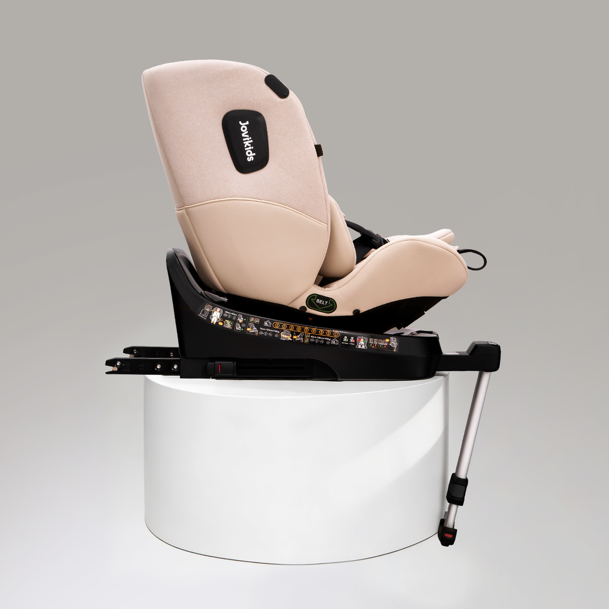 Jovikids Ranger 2 i-Size 360 Rotating Car Seat, 40-150cm All-in-One Rosewood