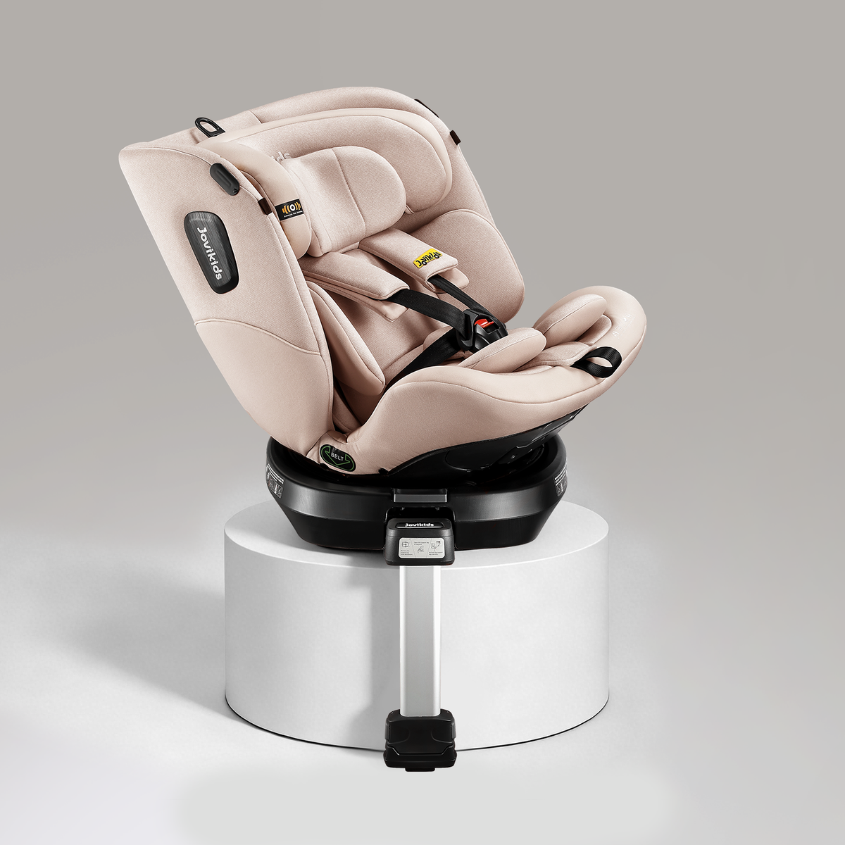 Jovikids Ranger 2 i-Size 360 Rotating Car Seat, 40-150cm All-in-One Rosewood