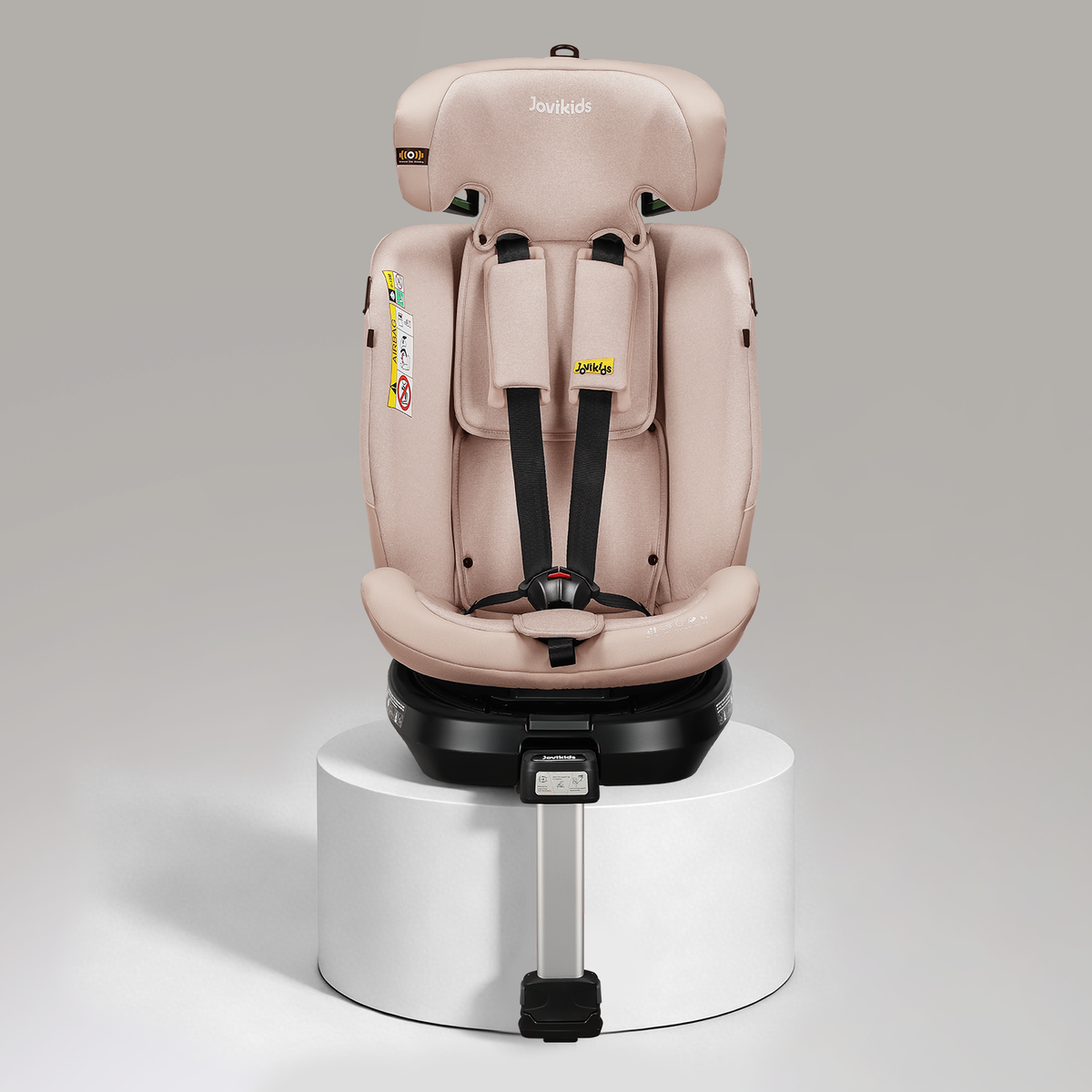 Jovikids Ranger 2 i-Size 360 Rotating Car Seat, 40-150cm All-in-One Rosewood
