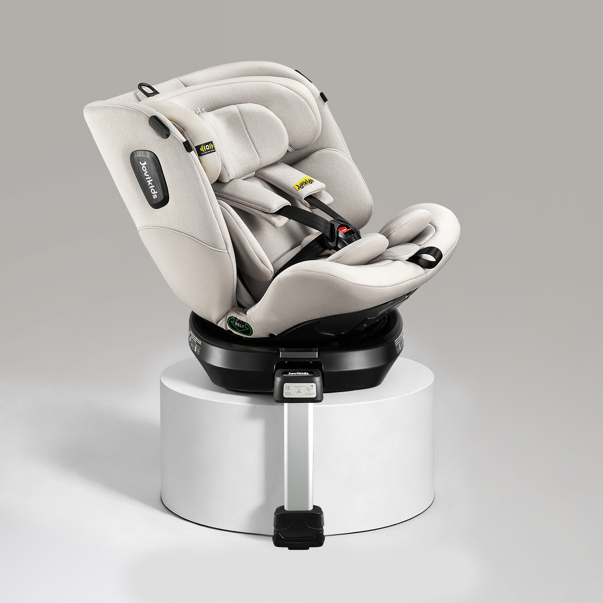 Jovikids Ranger 2 i-Size 360 Rotating Car Seat, 40-150cm All-in-One Milkstone