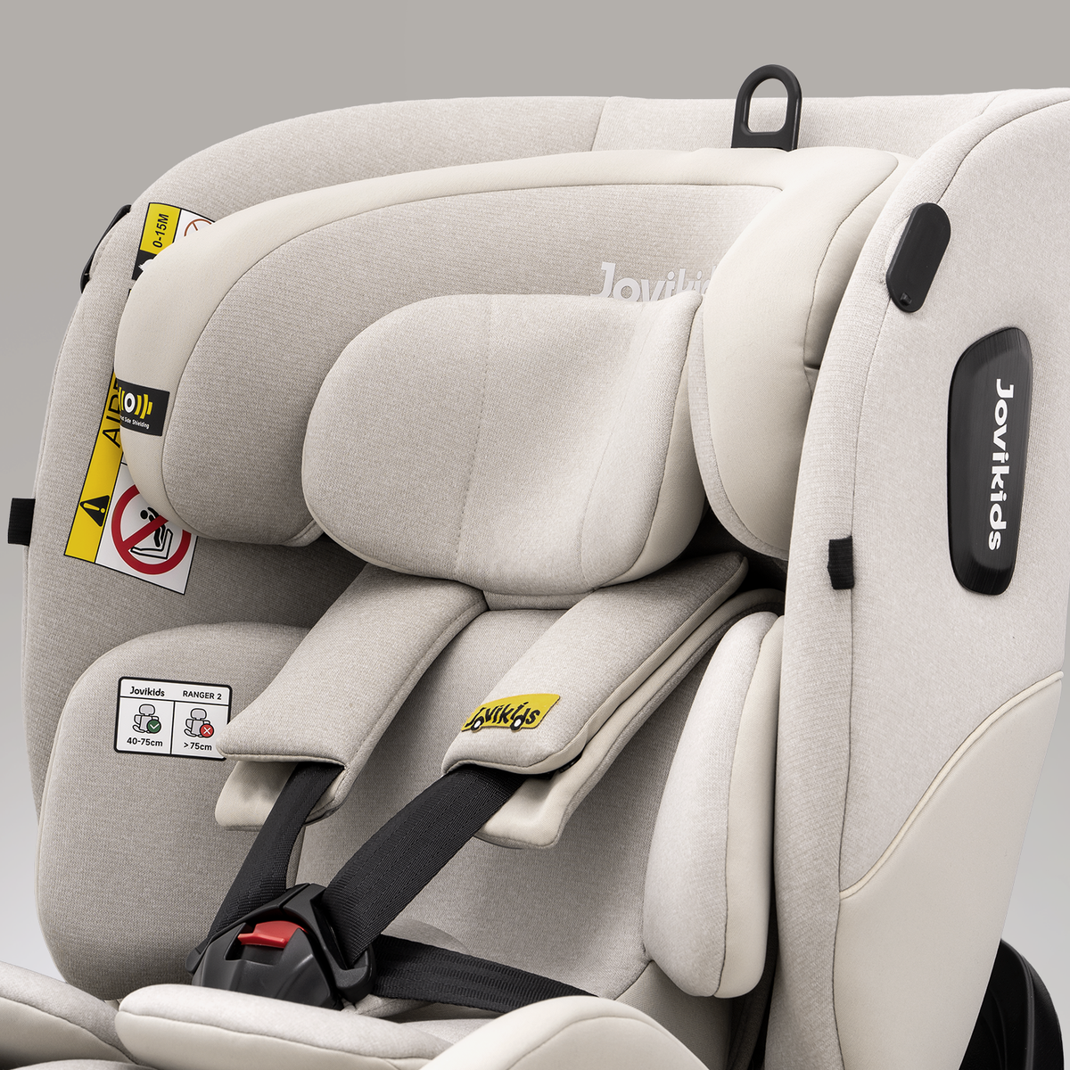 Jovikids Ranger 2 i-Size 360 Rotating Car Seat, 40-150cm All-in-One Milkstone