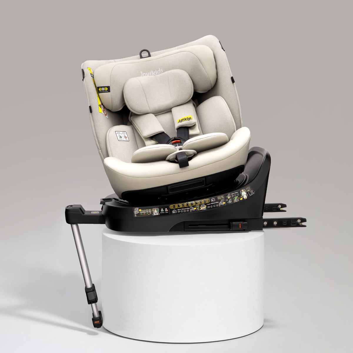 Jovikids Ranger 2 i-Size 360 Rotating Car Seat, 40-150cm All-in-One Milkstone