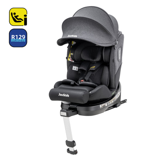 Jovikids Ranger 2 i-Size 360 Rotating Car Seat, 40-150cm All-in-One Twilight